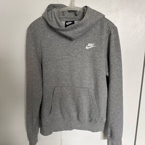 Nike Women's Gray Hoodie Sweatshirt
